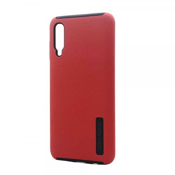 Wholesale Samsung Galaxy A30S, A50, A505 Ultra Matte Armor Hybrid Casee (Red)